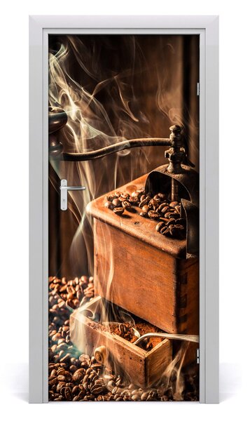 Fototapeta na dvere samolepiace zrnká kávy 85x205 cm