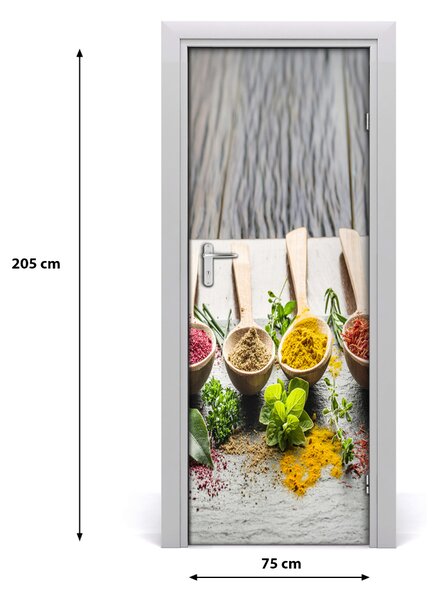Fototapeta na dvere samolepiace korenie 75x205 cm
