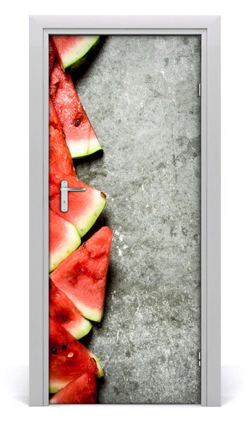 Fototapeta na dvere do domu samolepiace melón 85x205 cm