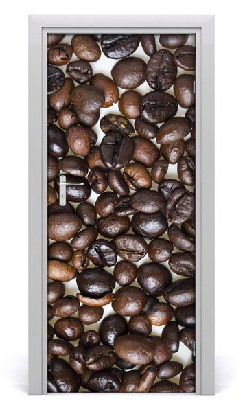 Fototapeta na dvere samolepiace zrnká kávy 85x205 cm