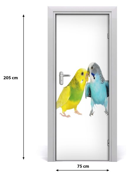 Samolepiace fototapety na dvere andulka 75x205 cm