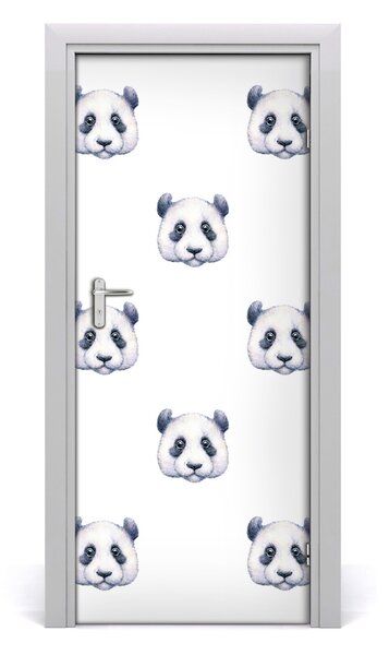 Samolepiace fototapety na dvere pandy 85x205 cm
