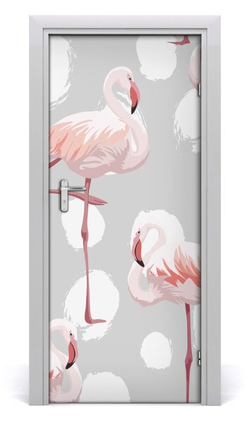 Samolepiace fototapety na dvere Fleminga a kvapky 85x205 cm