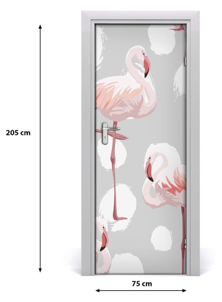 Samolepiace fototapety na dvere Fleminga a kvapky 75x205 cm
