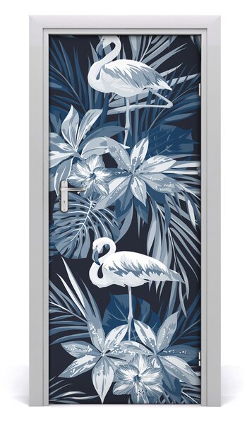 Samolepiace fototapety na dvere Kvety a Fleminga 85x205 cm
