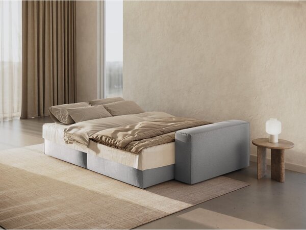 Svetlosivá rozkladacia pohovka 247 cm Jodie – Micadoni Home