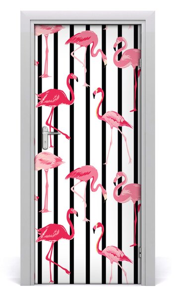 Samolepiace fototapety na dvere Fleminga a pásky 85x205 cm