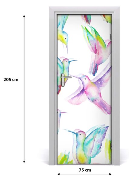 Samolepiace fototapety na dvere farebné kalibre 75x205 cm