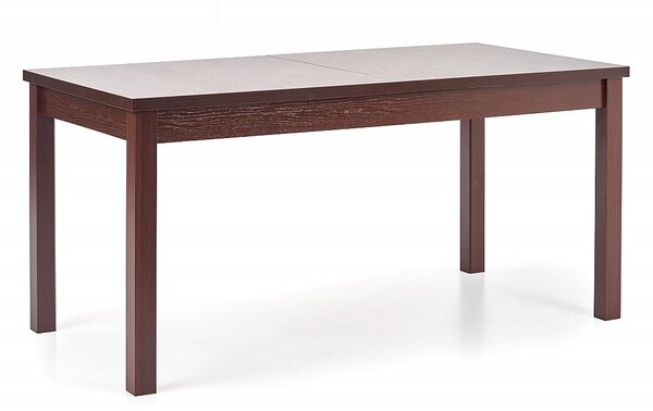 Halmar Rozkladací jedálenský stôl Maurycy orech tmavý 118 (158) x75x76