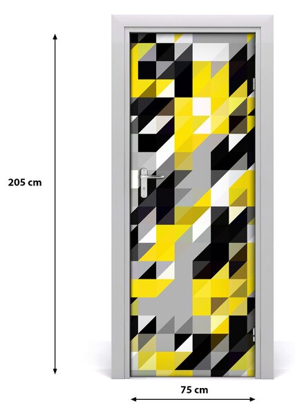 Samolepiace fototapety na dvere Geoletrické pozadia 75x205 cm