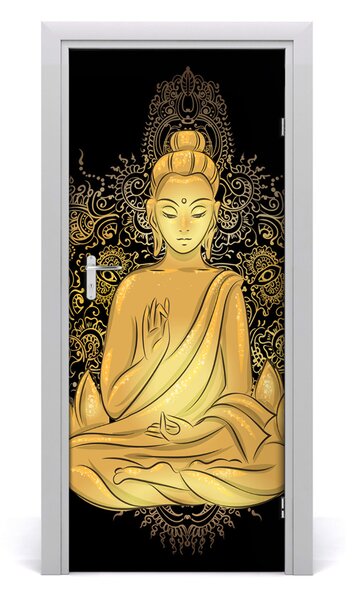 Samolepiace fototapety na dvere Budda i mandala 85x205 cm