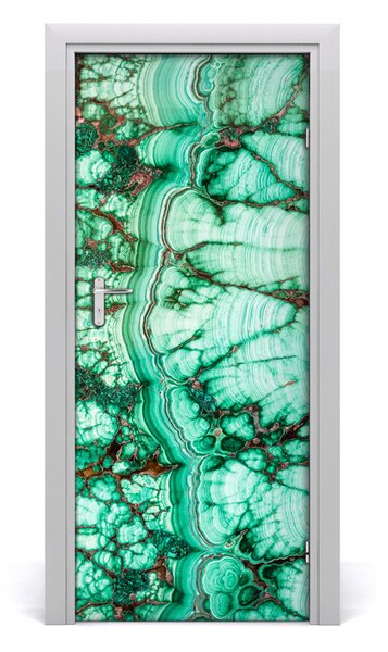 Samolepiace fototapety na dvere malachitová textúry 85x205 cm