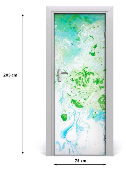 Samolepiace fototapety na dvere abstraktné fľaky 75x205 cm