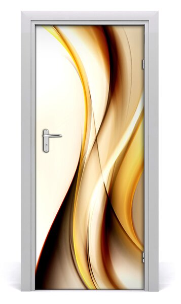 Samolepiace fototapety na dvere abstrakcie vlna 85x205 cm