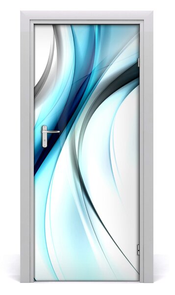 Samolepiace fototapety na dvere abstrakcie vlna 85x205 cm