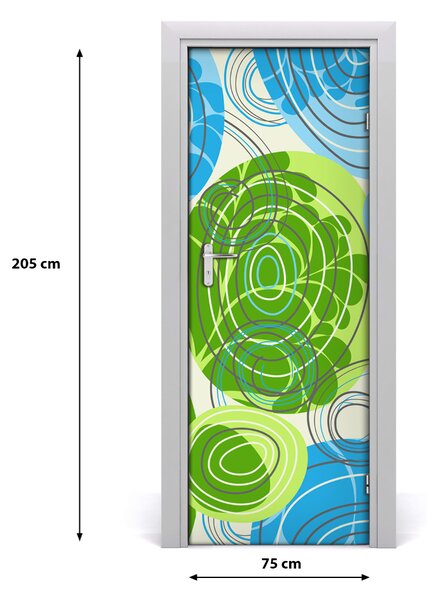Samolepiace fototapety na dvere abstrakcie 75x205 cm