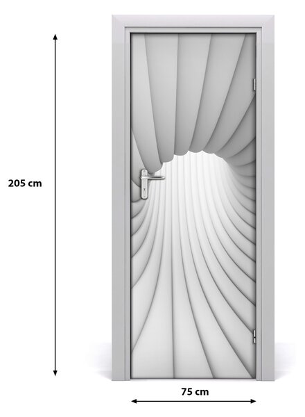 Samolepiace fototapety na dvere abstrakcie tunel 75x205 cm