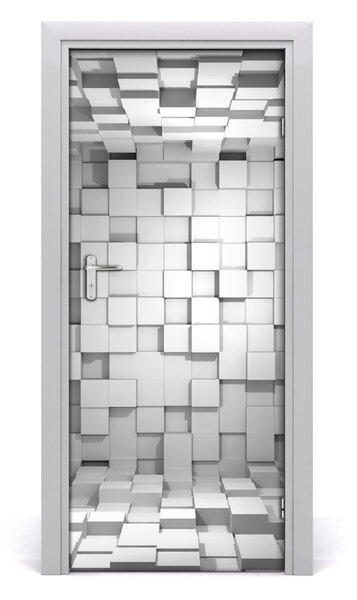 Samolepiace fototapety na dvere šesťuholníky 85x205 cm