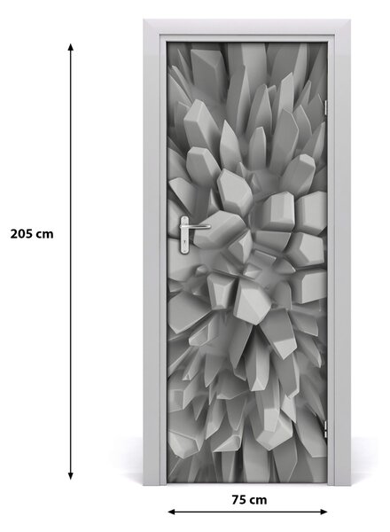 Samolepiace fototapety na dvere abstrakcie 3D 75x205 cm