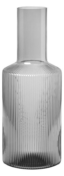 Karafa Ripple 1 l, Smoked Grey – Ferm Living