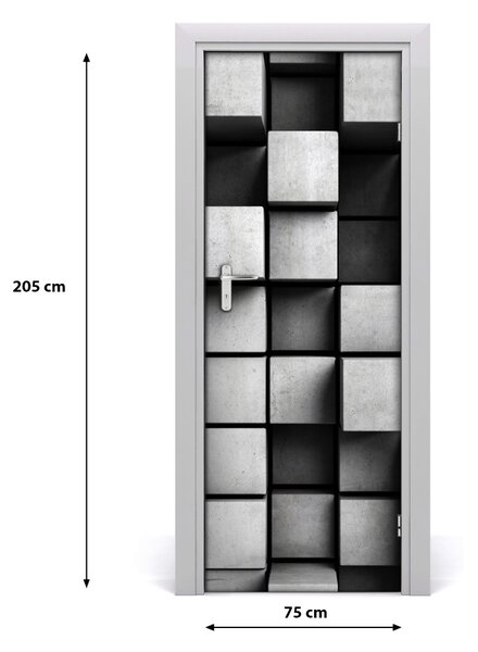 Samolepiace fototapety na dvere abstrakcie 75x205 cm