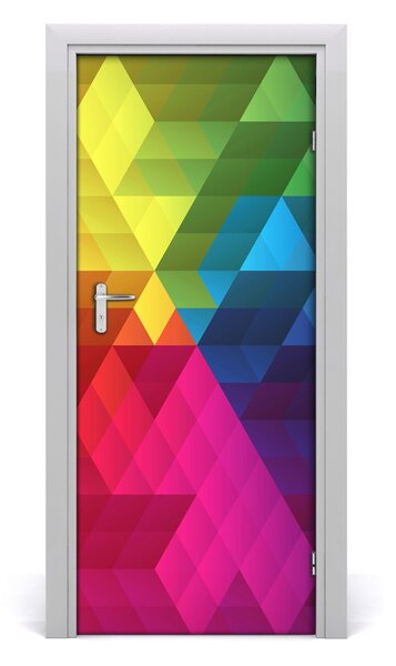 Samolepiace fototapety na dvere geometrické pozadie 85x205 cm