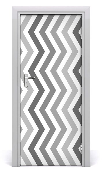 Samolepiace fototapety na dvere šedé čiary 85x205 cm