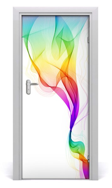 Samolepiace fototapety na dvere farebná abstrakcie 85x205 cm