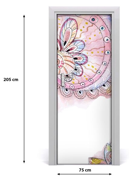 Samolepiace fototapety na dvere abstraktné vzor 75x205 cm