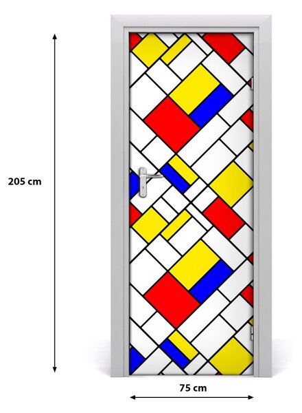 Samolepiace fototapety na dvere abstrakcie 75x205 cm