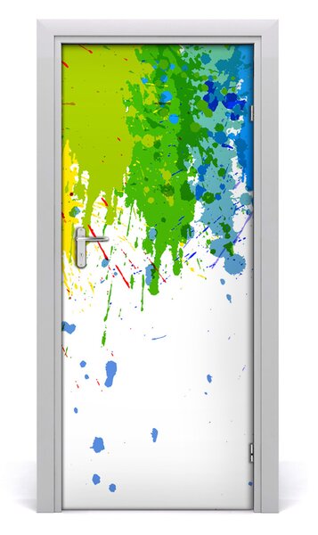 Samolepiace fototapety na dvere abstraktné dúha 85x205 cm