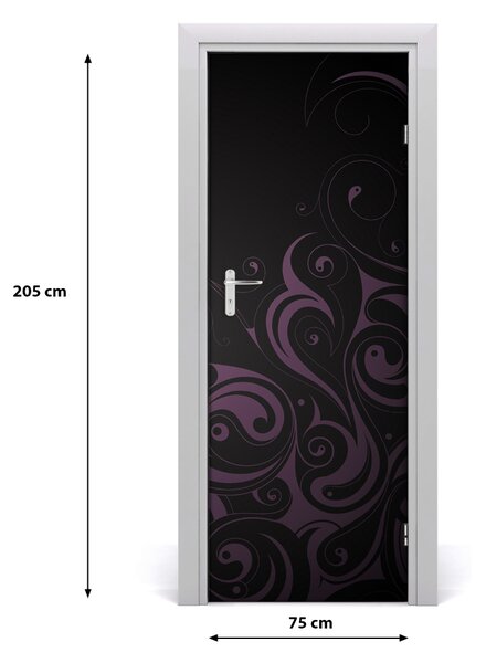 Samolepiace fototapety na dvere ornamenty 75x205 cm