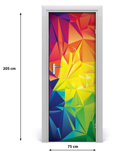 Samolepiace fototapety na dvere abstraktné pozadia 75x205 cm