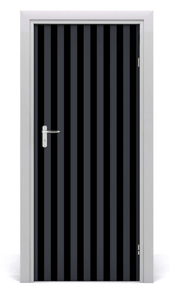 Samolepiace fototapety na dvere Čierno-biele pásky 85x205 cm