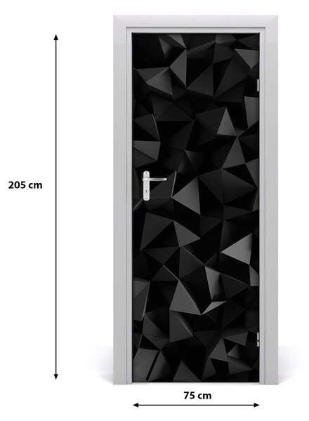 Samolepiace fototapety na dvere abstrakcie 3D 75x205 cm