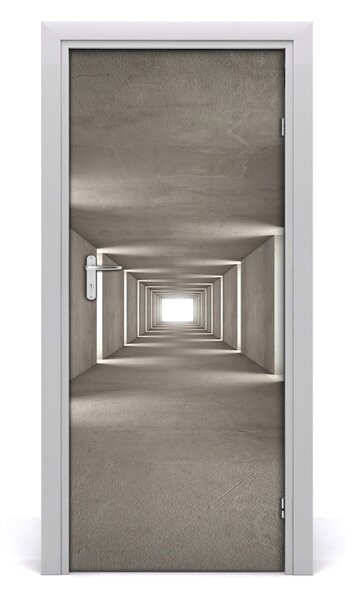 Samolepiace fototapety na dvere betónový tunel 85x205 cm
