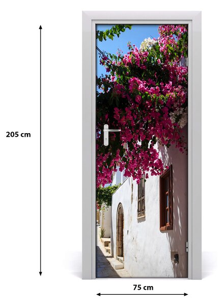 Fototapeta samolepiace na dvere Rhodos Grécko 75x205 cm