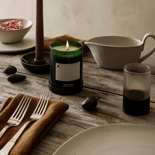 Poháre Ripple Verrines, Smoked Grey, sada 4 kusov – Ferm Living