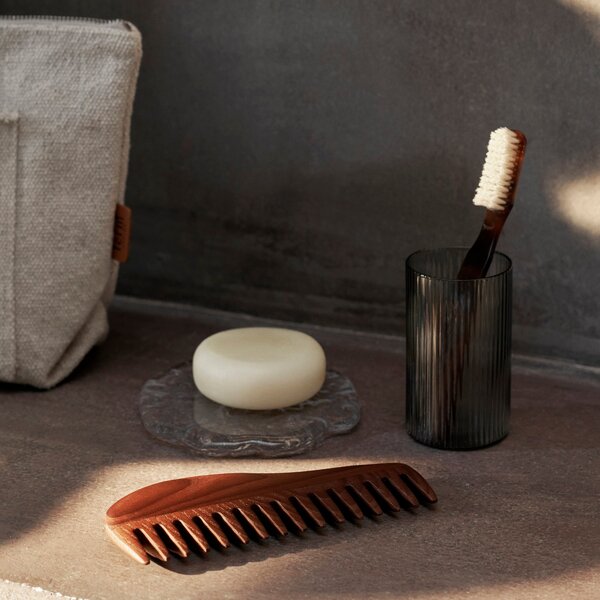 Poháre Ripple Verrines, Smoked Grey, sada 4 kusov – Ferm Living