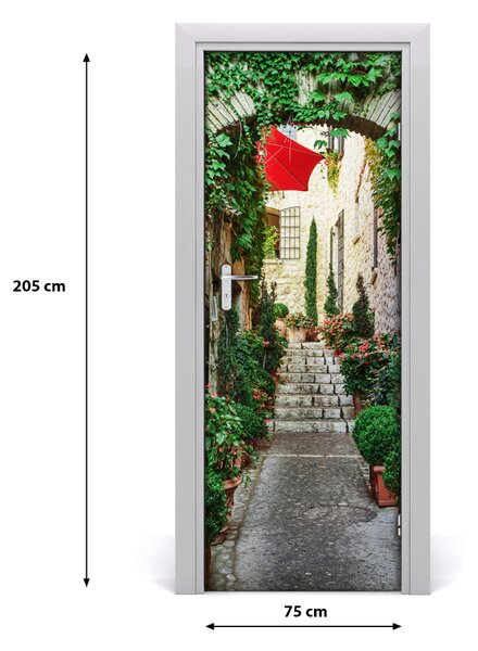 Fototapeta samolepiace na dvere Francúzsko uličky 75x205 cm