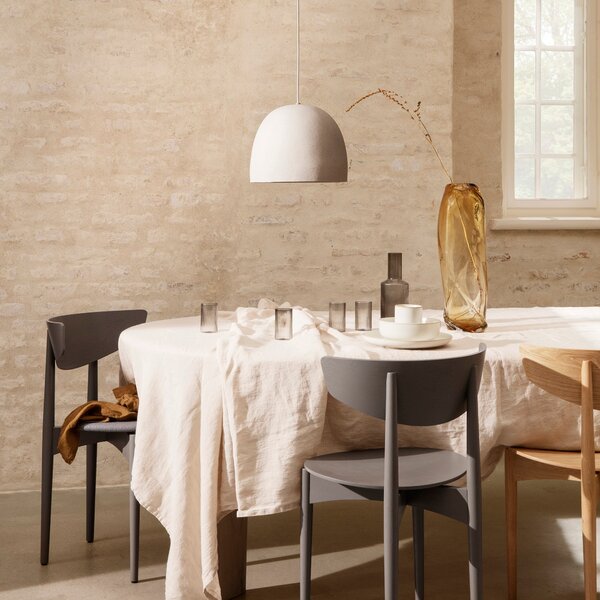 Poháre Ripple Verrines, Smoked Grey, sada 4 kusov – Ferm Living