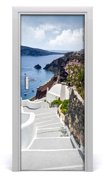 Fototapeta samolepiace na dvere Santorini Grécko 85x205 cm