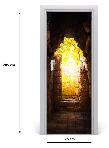 Fototapeta samolepiace na dvere piváreň zamku 75x205 cm