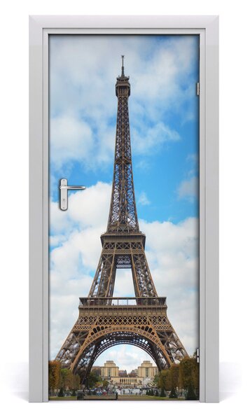 Fototapeta samolepiace na dvere Eiffelova veža 85x205 cm