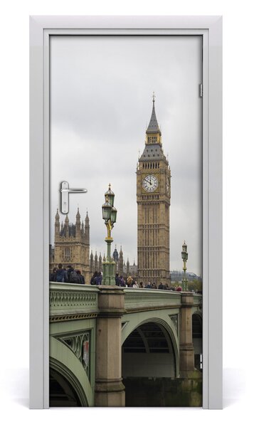 Fototapeta samolepiace na dvere Elizabeth Tower Londýn 85x205 cm