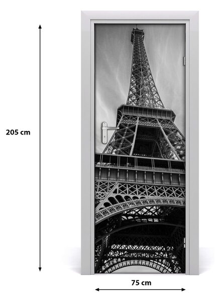Fototapeta samolepiace na dvere Eiffelova veža 75x205 cm