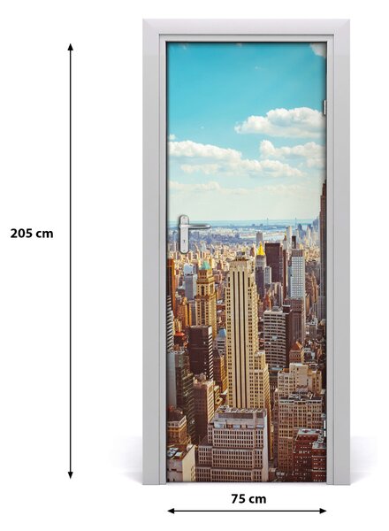 Fototapeta samolepiace dvere New York 75x205 cm