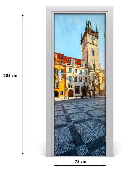 Fototapeta samolepiace na dvere Praha 75x205 cm