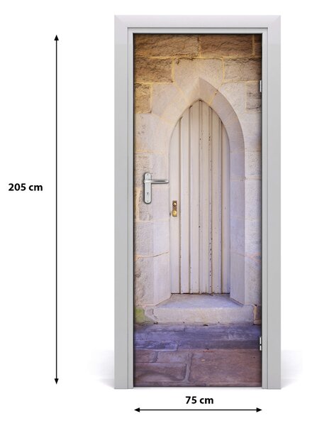 Fototapeta samolepiace na dvere dreve 75x205 cm