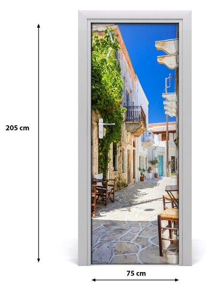 Fototapeta samolepiace dvere Ostrov Naxos Grécko 75x205 cm